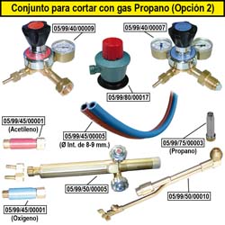 Productos para cortar con gas Propano (Opción 2)