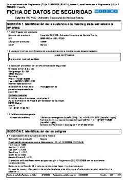 Datos Seguridad Resina